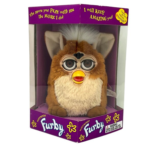 Original Furby Coffee‎ Brown Eyes 1999 Vintage Factory Sealed Collectible NWB - Picture 1 of 8